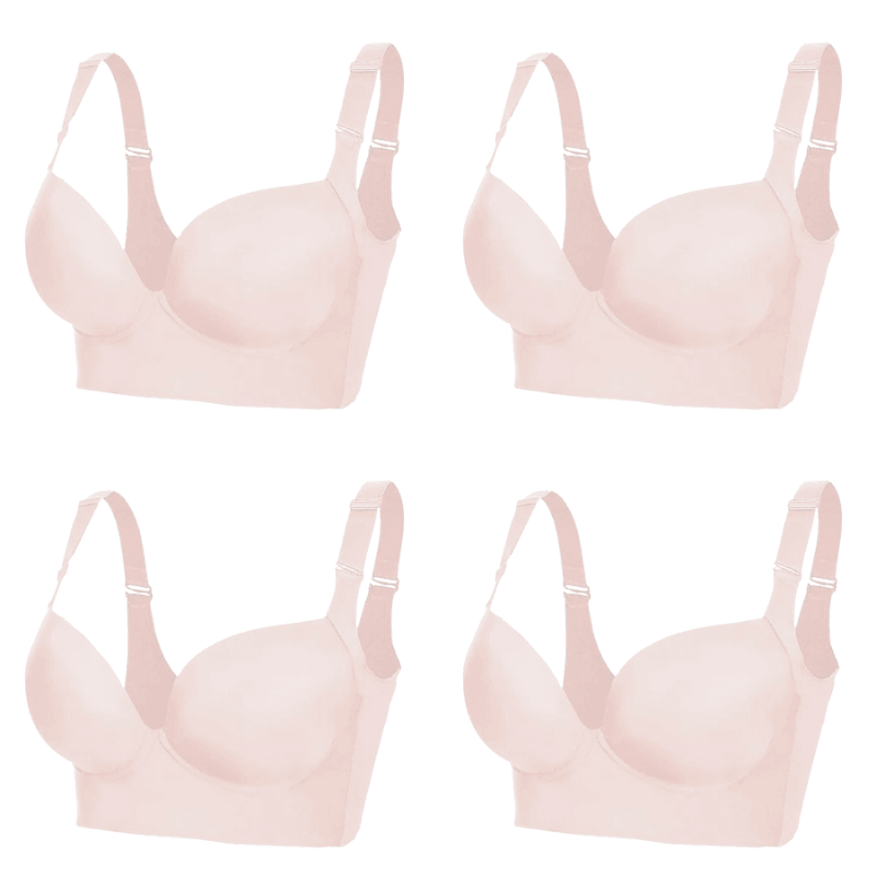 Kit 4 Sutiãs Becca Push-Up Modelador